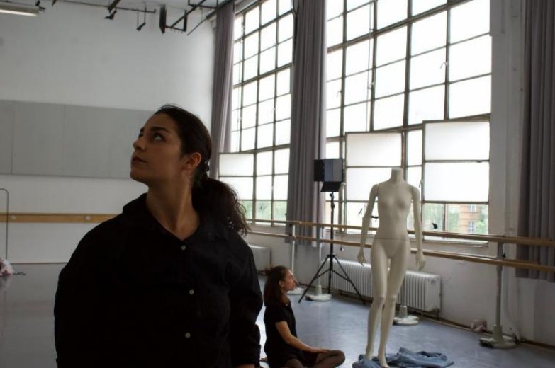 Bresa Ayub in a bright rehearsal studio